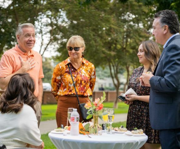 The President and First Lady at the Vow Renewals reception